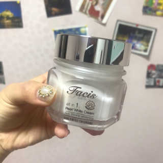 파시스 올인원 진주 화이트닝 크림 100ml — 5점을 준 리뷰어가 2019년 4월 올린 사용 사진