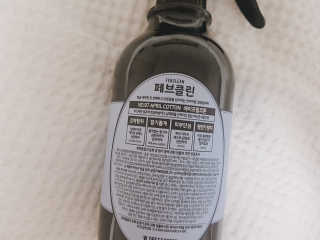더블유드레스룸 페브클린 500ml — 5점을 준 리뷰어가 2018년 8월 올린 사용 사진