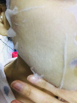 메이베나 1일 1팩 뽑아쓰는 마스크팩 — 4.5점을 준 리뷰어가 2019년 1월 올린 사용 사진