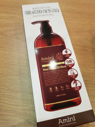 아미니 비노테라 오일워시 400ml 대용량 — 5점을 준 리뷰어가 2019년 9월 올린 사용 사진