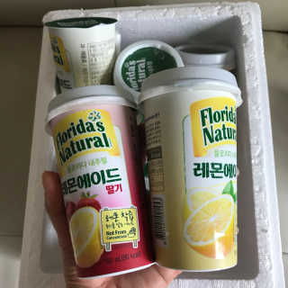 플로리다 내추럴 플로리다내추럴 레몬에이드  2종 — 5점을 준 리뷰어가 2018년 8월 올린 사용 사진