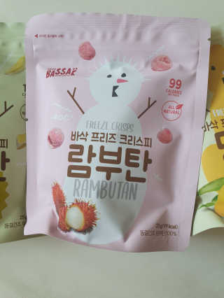 BASSAK 바삭 프리즈 크리스피 3종 — 3점을 준 리뷰어가 2020년 2월 올린 사용 사진