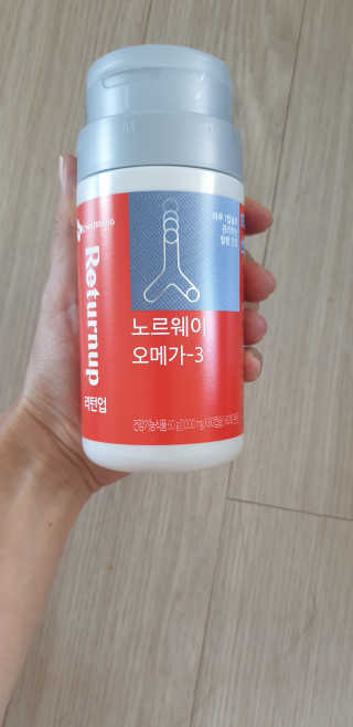 리턴업 노르웨이 오메가-3 — 5점을 준 리뷰어가 2019년 8월 올린 사용 사진