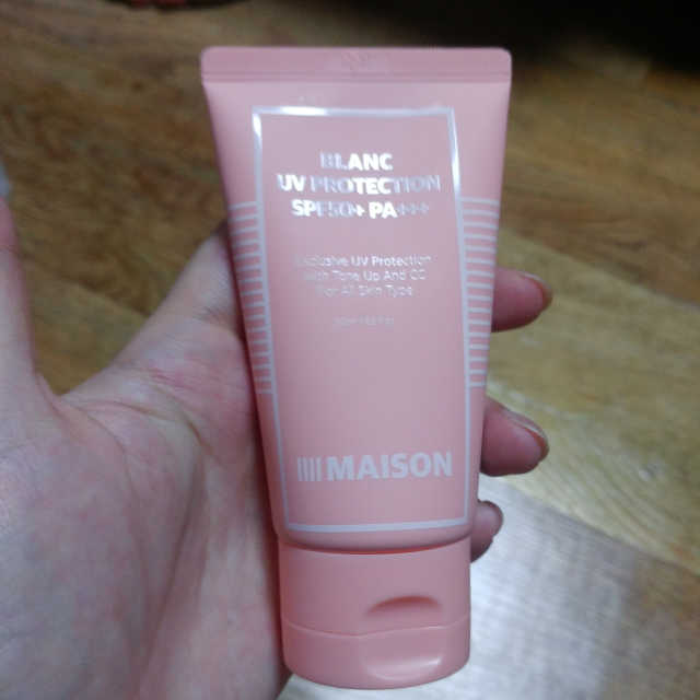 블랑 톤업 선크림 리뷰 사진