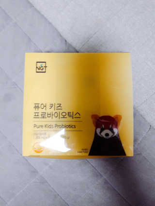 네츄럴굿띵스 퓨어 키즈 프로바이오틱스 60포 — 4점을 준 리뷰어가 2019년 6월 올린 사용 사진