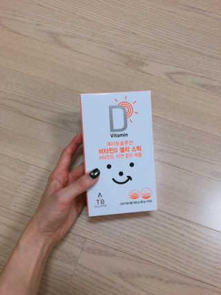 에이토솔루션 비타민D 젤리 스틱 — 5점을 준 리뷰어가 2019년 2월 올린 사용 사진