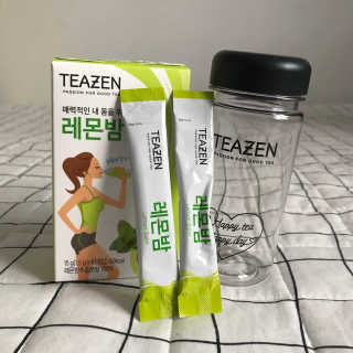 티젠 레몬밤 + 마이보틀 — 5점을 준 리뷰어가 2018년 7월 올린 사용 사진