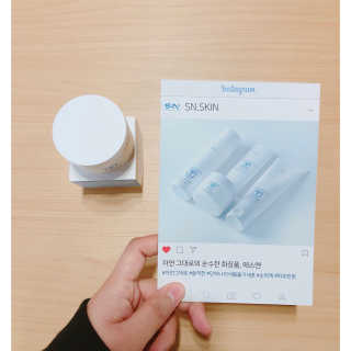 SN 에스엔 티크림 — 4.5점을 준 리뷰어가 2017년 12월 올린 사용 사진