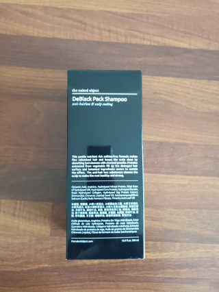 the naked object [탈모볼륨샴푸] 디블랙 팩 샴푸 — 3점을 준 리뷰어가 2019년 12월 올린 사용 사진