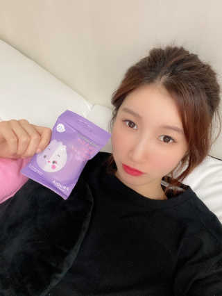 [후르디아] 블루베리 립앤아이 리무버 패드 4개 세트 — 5점을 준 리뷰어가 2020년 3월 올린 사용 사진