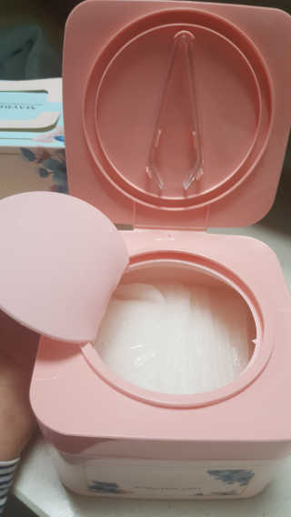 메이베나 1일 1팩 뽑아쓰는 마스크팩 — 5점을 준 리뷰어가 2019년 2월 올린 사용 사진