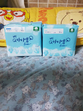 보타메디 마이아이엠 생리대 — 4점을 준 리뷰어가 2019년 1월 올린 사용 사진