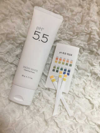 포므시 스노우화이트클렌징폼pH5.5 — 4.5점을 준 리뷰어가 2019년 7월 올린 사용 사진