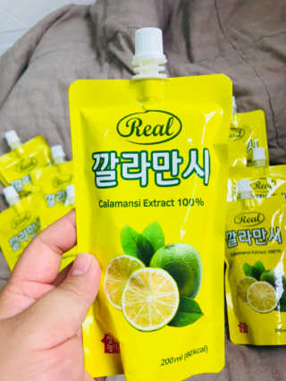 장수농가 리얼깔라만시 — 4점을 준 리뷰어가 2018년 4월 올린 사용 사진