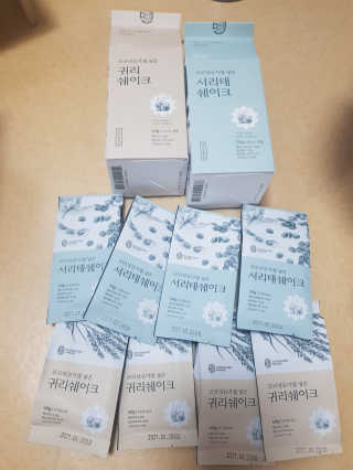 [착한습관]건강한 한끼, 귀리 쉐이크와 서리태 쉐이크 — 4점을 준 리뷰어가 2019년 7월 올린 사용 사진
