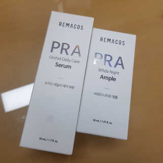 리메코스 PRA 비피다나이트앰플+PRA 오키드데일리케어세럼 — 5점을 준 리뷰어가 2019년 6월 올린 사용 사진