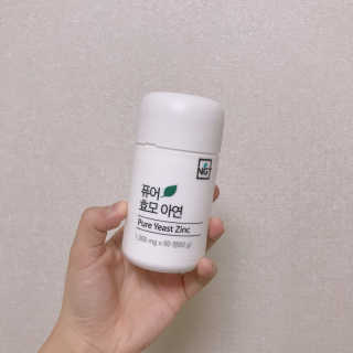 네츄럴굿띵스 퓨어 효모 아연 60일분 — 4점을 준 리뷰어가 2018년 6월 올린 사용 사진