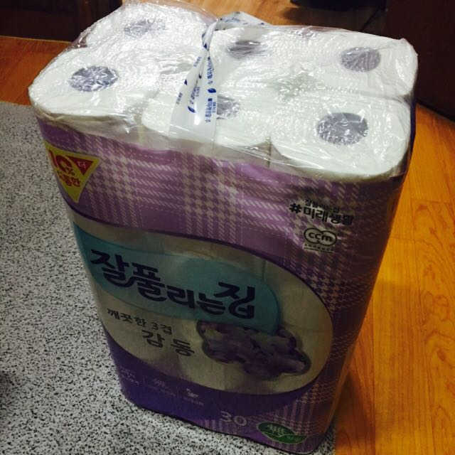 잘풀리는집 깨끗한 3겹 감동 30롤 리뷰 사진