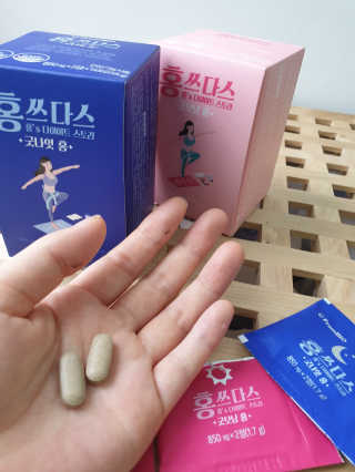 프롬바이오 홍쓰다스 아침,저녁 맞춤형 다이어트식품 14포+14포 — 5점을 준 리뷰어가 2019년 7월 올린 사용 사진