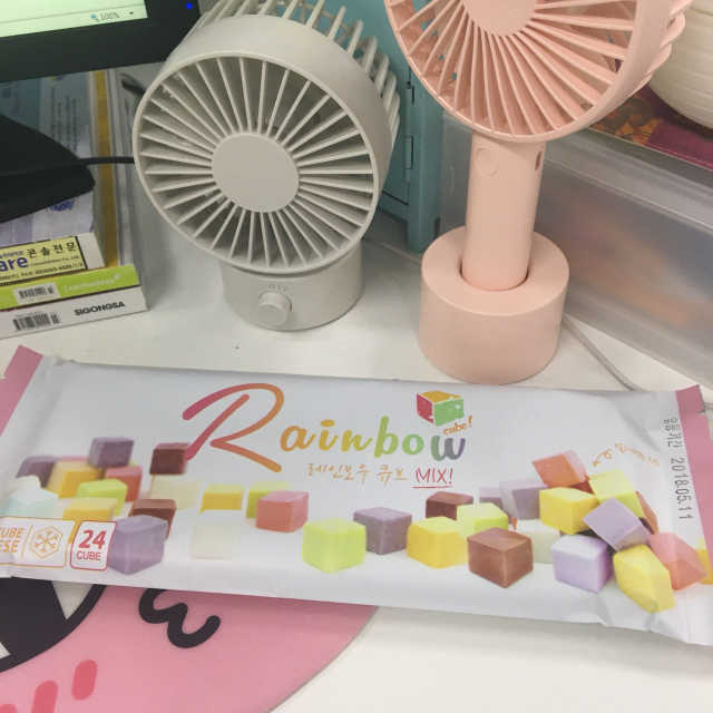 단미푸드 레인보우큐브 리뷰 사진