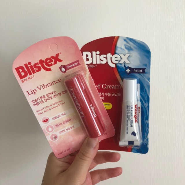 블리스텍스 립 릴리프 크림 립밤, 립 바이브런스 립밤 리뷰 사진