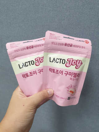 락토조이 구미젤리 복숭아맛 — 1점을 준 리뷰어가 2019년 10월 올린 사용 사진
