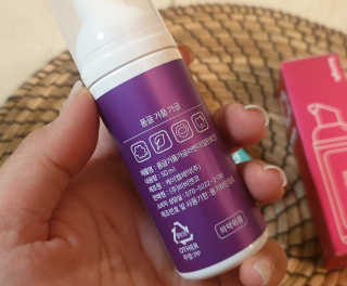 폼글 I foamgle [폼글] 거품가글 50ml 3종 - 민트, 라벤더, 라즈베리 — 5점을 준 리뷰어가 2019년 11월 올린 사용 사진