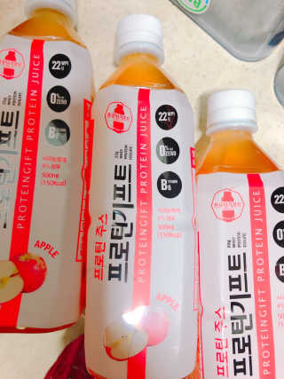프로틴주스 프로틴기프트 — 5점을 준 리뷰어가 2019년 3월 올린 사용 사진