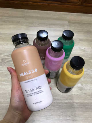 인테이크 밀스 3.0 Trial Kit(보틀형 5종) — 4.5점을 준 리뷰어가 2017년 4월 올린 사용 사진