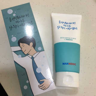 매너릭 올인원 딥클렌징폼 앤 쉐이빙 — 5점을 준 리뷰어가 2020년 2월 올린 사용 사진