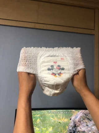 보솜이 베이비케어 팬티형 기저귀 — 5점을 준 리뷰어가 2019년 3월 올린 사용 사진