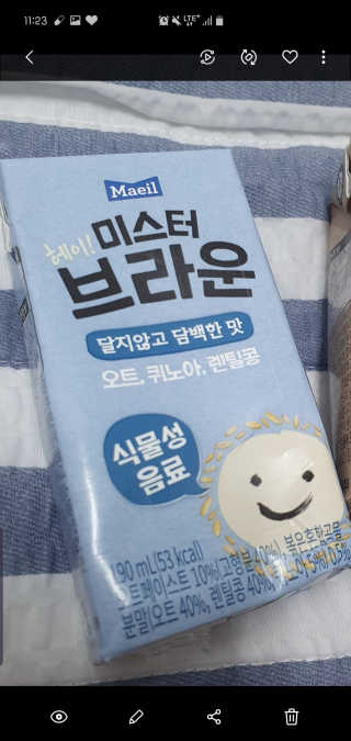 헤이미스터브라운 [매일유업] 헤이 미스터브라운 12개입 — 5점을 준 리뷰어가 2019년 8월 올린 사용 사진