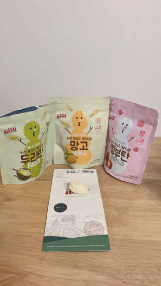 BASSAK 바삭 프리즈 크리스피 3종 — 3점을 준 리뷰어가 2020년 2월 올린 사용 사진
