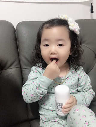 네츄럴굿띵스 퓨어 키즈 멀티비타민 앤 미네랄 30일분 — 4점을 준 리뷰어가 2018년 12월 올린 사용 사진