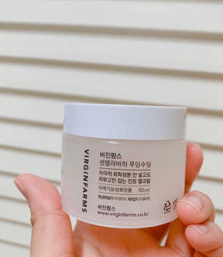 여름엔 이거 없으면 안돼 [버진팜스 푸딩수딩 크림] — 3.5점을 준 리뷰어가 2019년 12월 올린 사용 사진