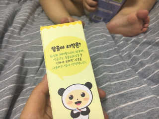 달곰이 어린이 치약+어린이 칫솔 SET — 4.33점을 준 리뷰어가 2017년 6월 올린 사용 사진