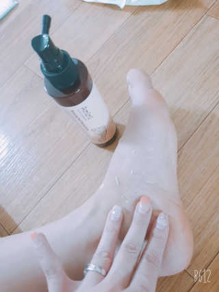 아미니 릴렉싱 풋 필링 스프레이 — 5점을 준 리뷰어가 2019년 4월 올린 사용 사진