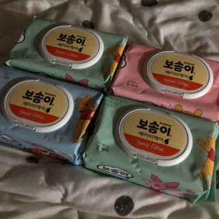 보솜이 아기물티슈 베이비케어 푸에디션 캡 74매 10입 — 4점을 준 리뷰어가 2019년 4월 올린 사용 사진