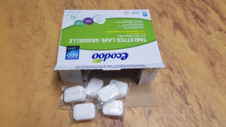 에코두 식기세척기세제 타블렛 600g — 5점을 준 리뷰어가 2019년 10월 올린 사용 사진