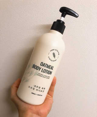(주)에네스티 내추럴 촉촉  오트밀 바디로션 500ml — 5점을 준 리뷰어가 2019년 12월 올린 사용 사진