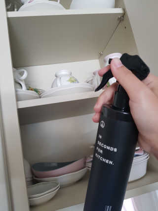 PEACE MOMENT 피스모먼트 인세컨즈포키친 320mL 천연살균소독제 — 5점을 준 리뷰어가 2018년 10월 올린 사용 사진