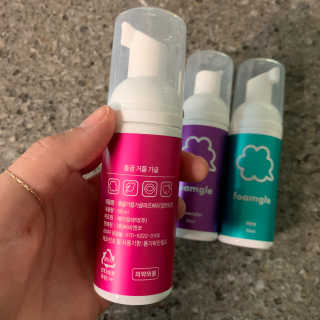 폼글 I foamgle [폼글] 거품가글 50ml 3종 - 민트, 라벤더, 라즈베리 — 5점을 준 리뷰어가 2019년 10월 올린 사용 사진