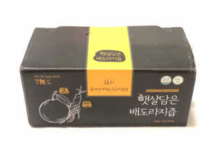 착즙하는 남자 햇살담은 명품 사과즙10포 배도라지즙 10포 — 5점을 준 리뷰어가 2018년 9월 올린 사용 사진