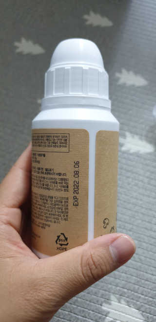 친환경 과일세정제 그린그램 칼슘파우더 1통 150g — 5점을 준 리뷰어가 2019년 11월 올린 사용 사진