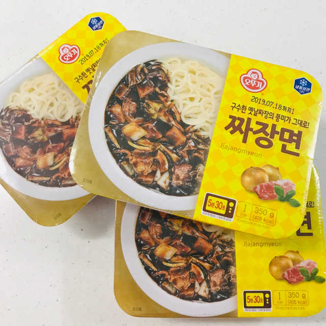 인스타에서 난리난 오뚜기 짜장면 리뷰 사진