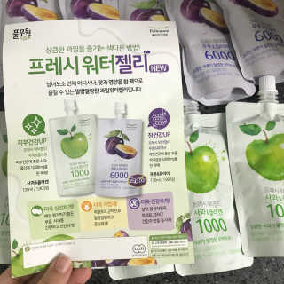 풀무원 프레시 워터젤리 — 4.67점을 준 리뷰어가 2018년 8월 올린 사용 사진