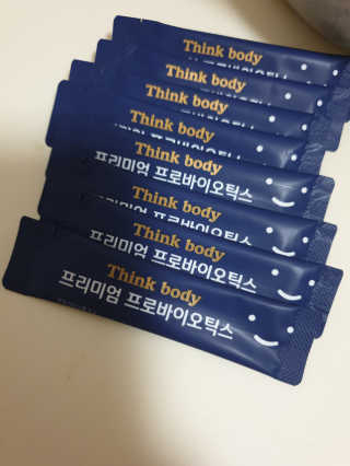 띵크바디 THINKBODY프리미엄프로바이오틱스 유산균 — 5점을 준 리뷰어가 2019년 9월 올린 사용 사진