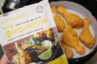 MCP 하이몰 마법의치킨가루2봉랜덤 + 코코넛허니버터2봉 — 5점을 준 리뷰어가 2020년 3월 올린 사용 사진