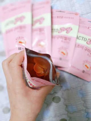 락토조이 구미젤리 복숭아맛 — 5점을 준 리뷰어가 2019년 10월 올린 사용 사진