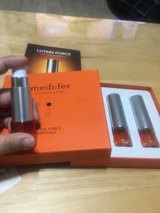 메디페르루테인앰플 3종 — 5점을 준 리뷰어가 2019년 9월 올린 사용 사진